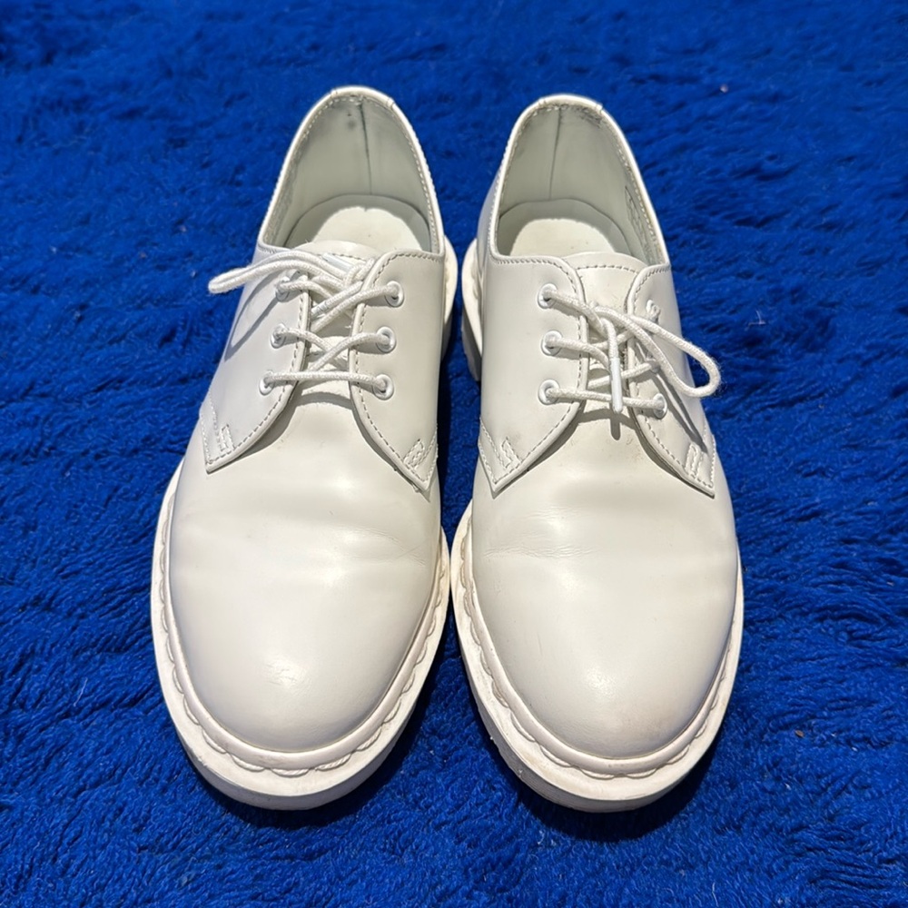 Dr Martens White Leather 
1461 Mono Smooth Leather Oxford 
UK4 37 US5